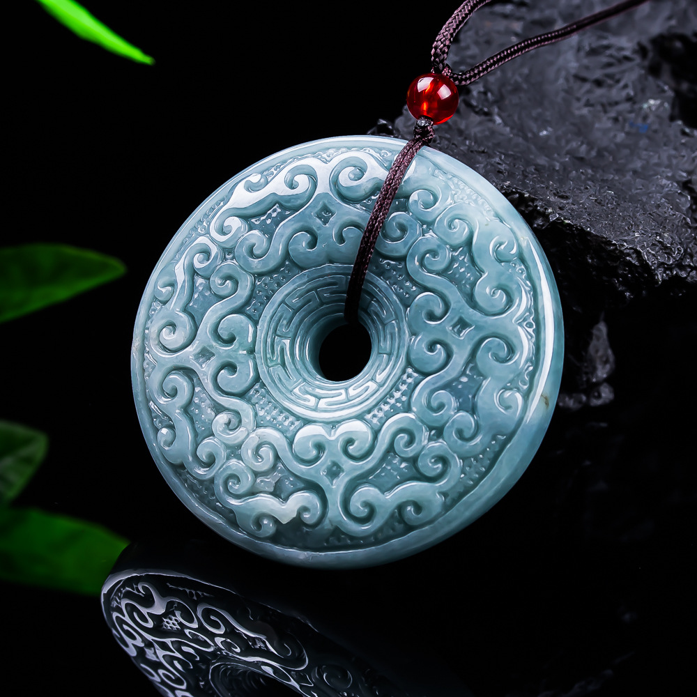 Jewelry & Watches Vitopoulos Reviews - Natural Burmese Jadeite Flower Pendant Necklace