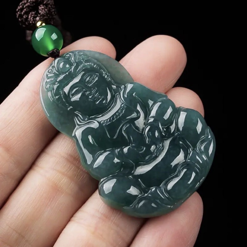 Jewelry & Watches Vitopoulos Reviews - Genuine A-grade Guanyin Buddha , blue