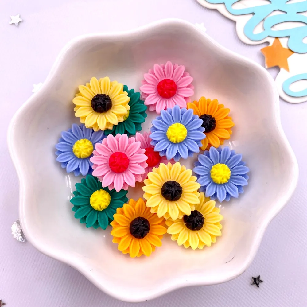 30Pcs Resin Colorful 15mm Sunf - Paradise Jewelry & Watches Llc 评论和价格
