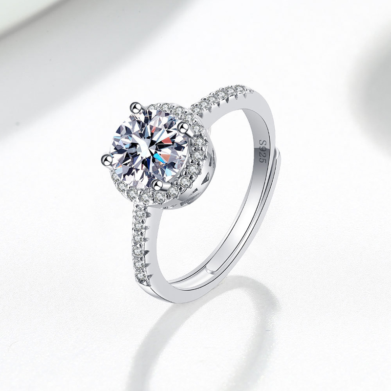 New 925 Sterling Silver Round  - Statement Cocktail Ring 评论和价格