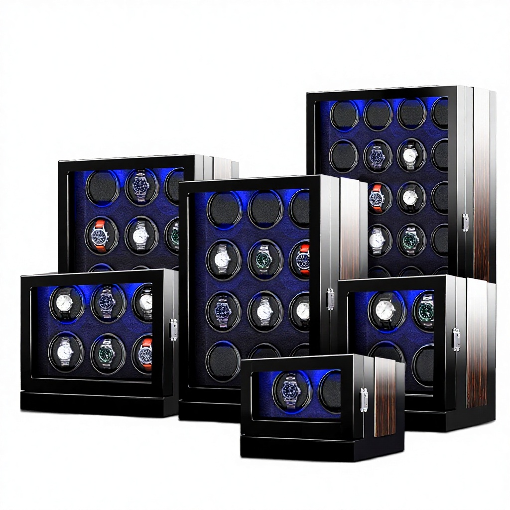 2 Slots Protective Luxury Watc - Automatic Watch Winder 评论和价格