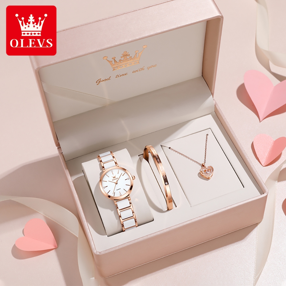 OLEVS Women Watch 5877 Luxury  - Jewellery Watch 评论和价格