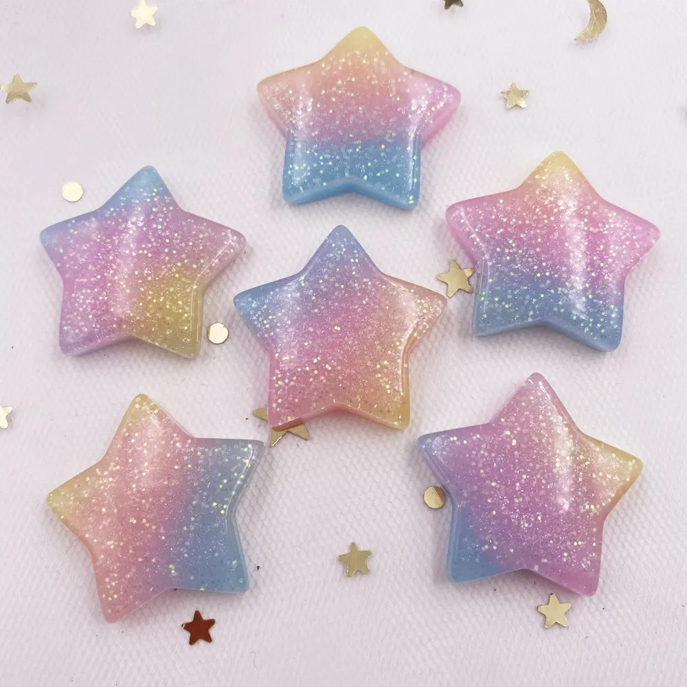 10PCS Glitter Kawaii Resin Col - Paradise Jewelry & Watches Llc 评论和价格