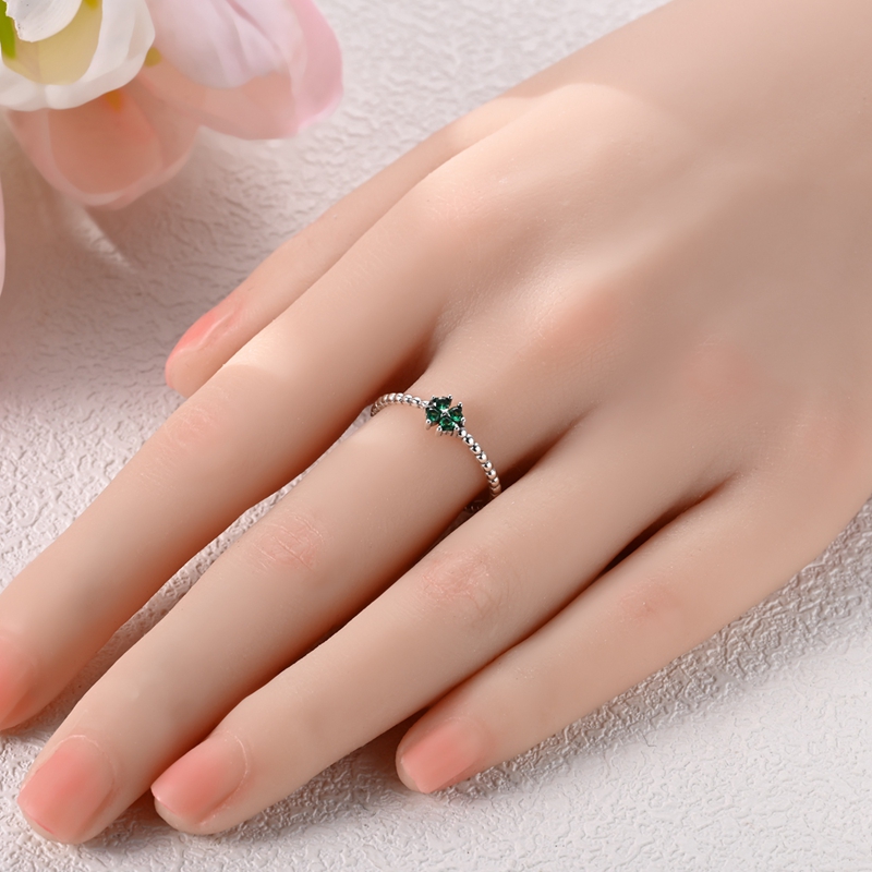 Fashion Ring 925 Silver Lucky  - Statement Cocktail Ring 评论和价格