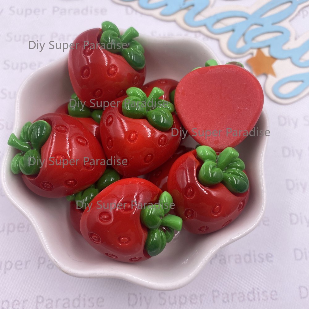 8PCS Resin Kawaii Colorful Red - Paradise Jewelry & Watches Llc 评论和价格