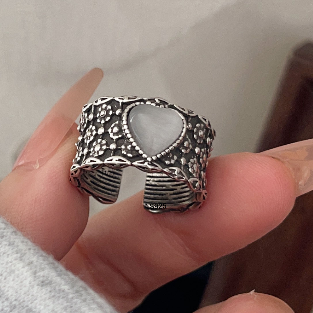 925 Sterling Silver Rings For  - Statement Cocktail Ring 评论和价格