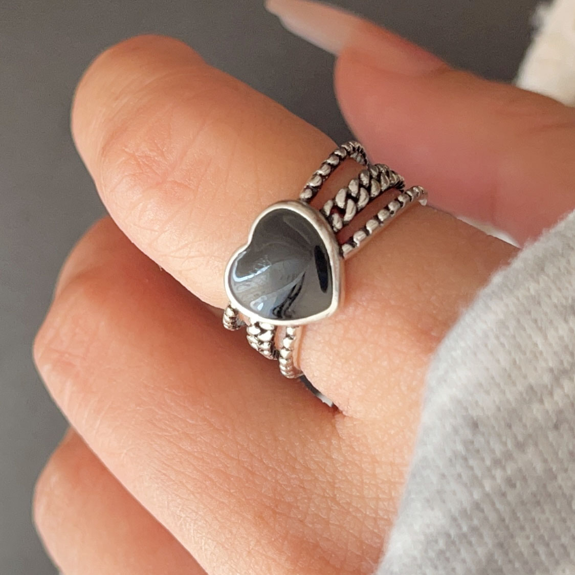 925 Sterling Silver Rings For  - Statement Cocktail Ring 评论和价格