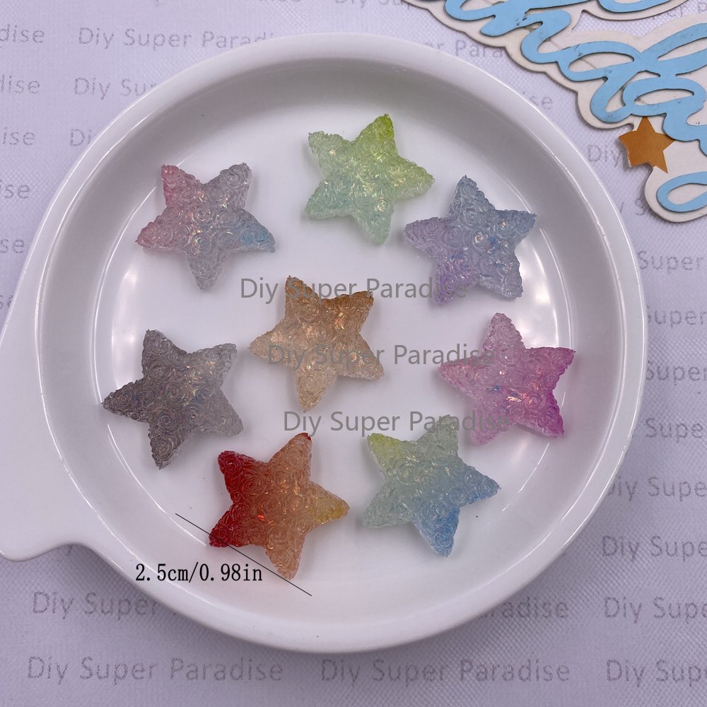 10PCS Resin Clear Candy Color  - Paradise Jewelry & Watches Llc 评论和价格