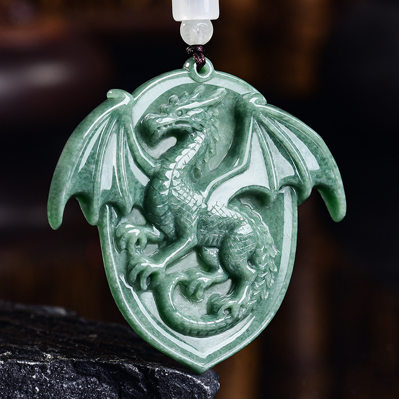 Natural Burmese Jadeite Dragon - Jewelry & Watches Vitopoulos Reviews 评论和价格