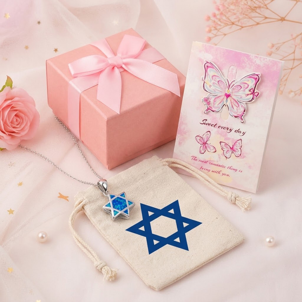 Star of David Opal Pendant Nec - Jewelry & Watches Vitopoulos Reviews 评论和价格