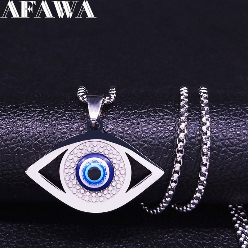Islam Hamsa Evil Blue Eye Neck - Jewelry & Watches Vitopoulos Reviews 评论和价格