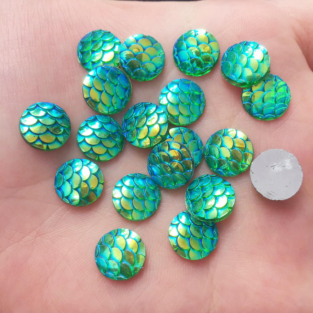 Shiny 100Pcs AB Resin 10mm Rou - Paradise Jewelry & Watches Llc 评论和价格